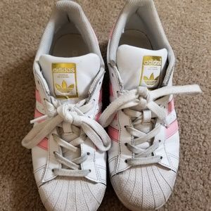 Adidas Superstar (Pink Stripe)